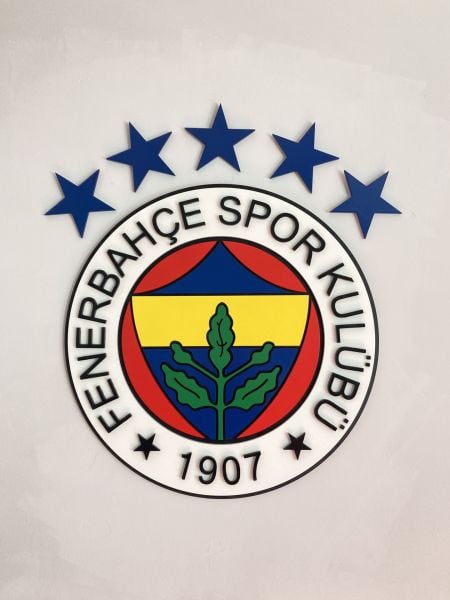 El Yapımı Premium Fenerbahçe Duvar Dekoru